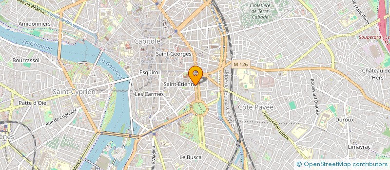 localisation de l'entreprise MADAME CAMILLE GORTAN  TOULOUSE