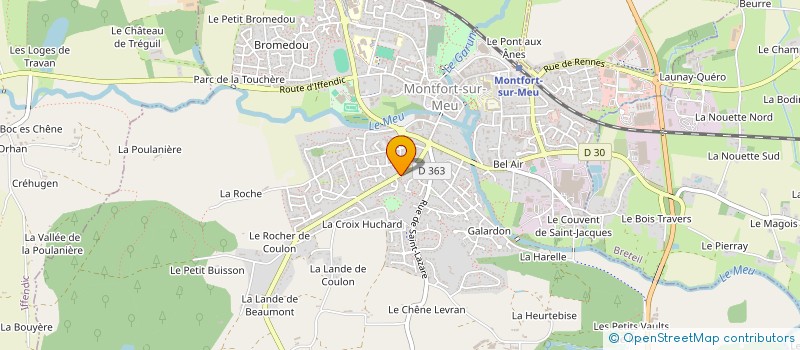 localisation de l'entreprise MADAME CAMILLE GOUERY  MONTFORT-SUR-MEU