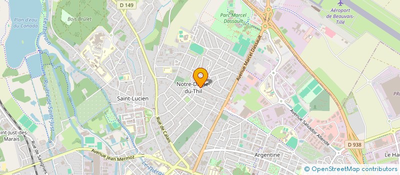 localisation de l'entreprise MADAME CAMILLE GOUGEUIL  BEAUVAIS