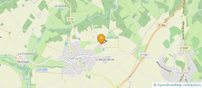 localisation de l'entreprise MADAME CAMILLE GOURDIN  SERIGNE