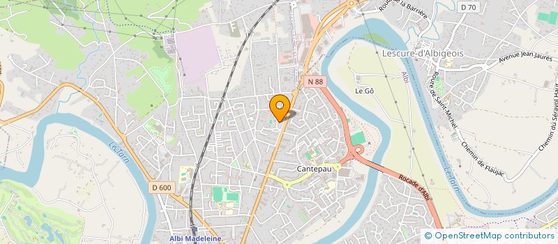 localisation de l'entreprise MADAME CAMILLE GOURMAND à ALBI