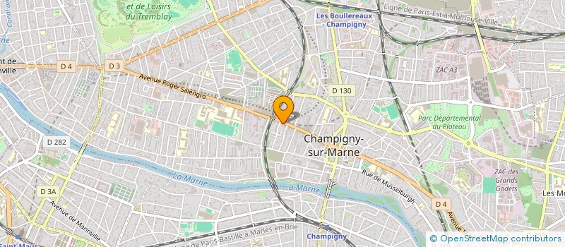 localisation de l'entreprise MADAME CAMILLE GOUSSE  CHAMPIGNY-SUR-MARNE