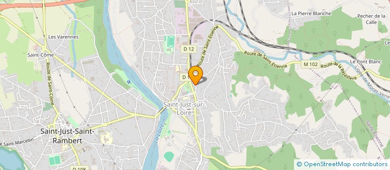 localisation de l'entreprise MADAME CAMILLE GRANGER  SAINT-JUST-SAINT-RAMBERT