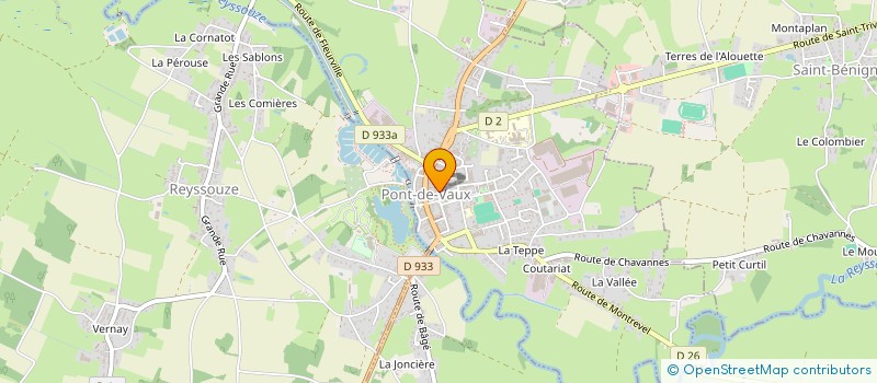 localisation de l'entreprise MADAME CAMILLE GRANNAVEL  PONT-DE-VAUX