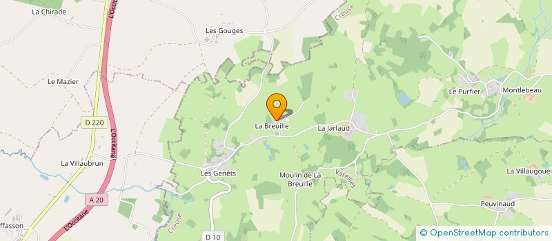 localisation de l'entreprise MADAME CAMILLE GRELAUD à VAREILLES