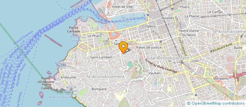 localisation de l'entreprise MADAME CAMILLE GRIFFOULIERES à MARSEILLE