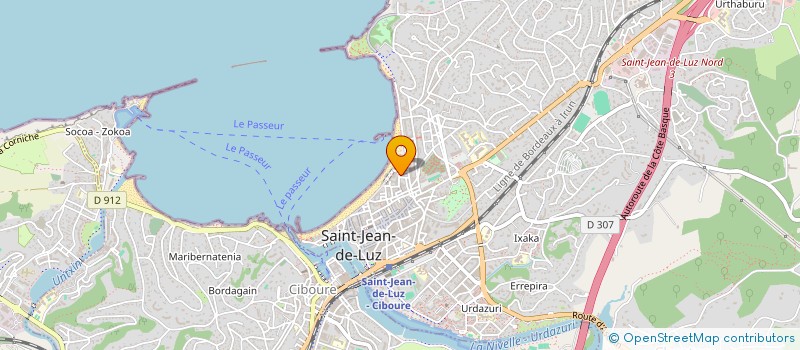 localisation de l'entreprise MADAME CAMILLE GRIMA à SAINT-JEAN-DE-LUZ