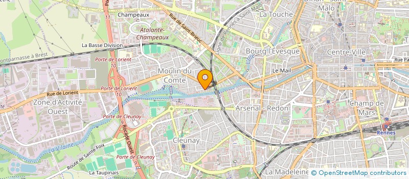 localisation de l'entreprise MADAME CAMILLE GRIOLET  RENNES