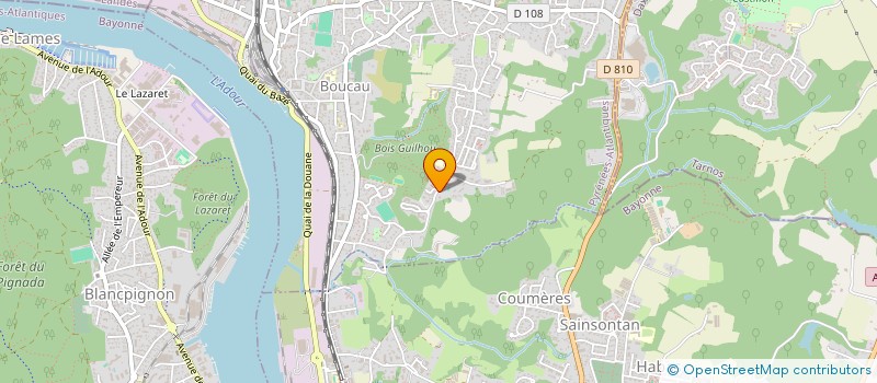 localisation de l'entreprise MADAME CAMILLE GROLLET  SAINT-DENIS-DE-PILE