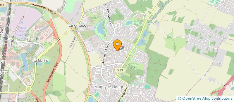 localisation de l'entreprise MADAME CAMILLE GROS  MAGNY-LE-HONGRE