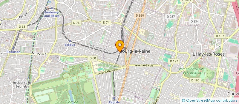 localisation de l'entreprise MADAME CAMILLE GRYSON à BOURG-LA-REINE