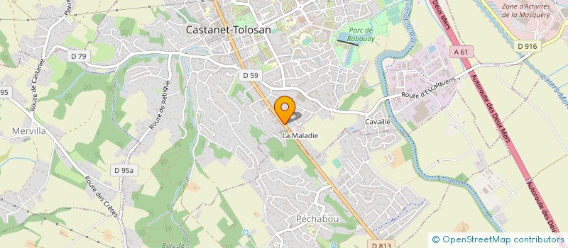 localisation de l'entreprise MADAME CAMILLE GUERIN à CASTANET-TOLOSAN