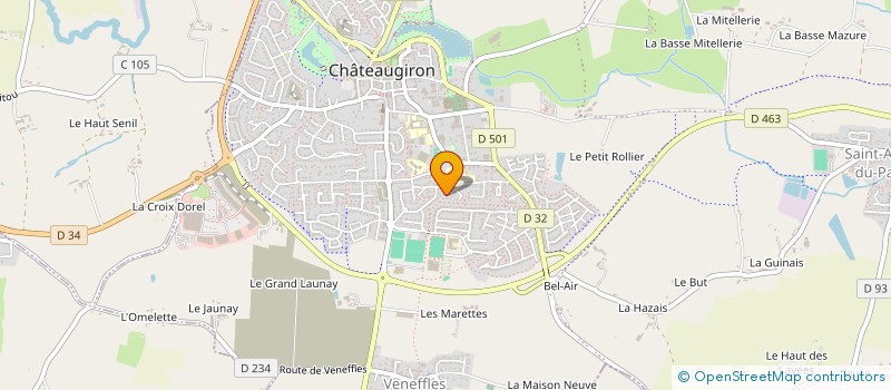 localisation de l'entreprise MADAME CAMILLE GUERIN à CHATEAUGIRON