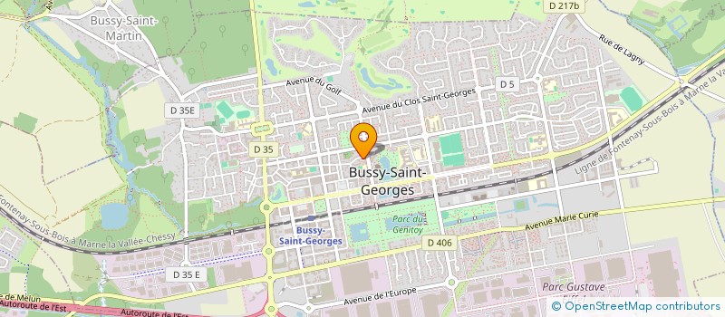 localisation de l'entreprise MADAME CAMILLE GUERRINHA  BUSSY-SAINT-GEORGES