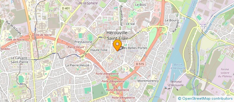 localisation de l'entreprise MADAME CAMILLE GUEYMARD  HEROUVILLE-SAINT-CLAIR