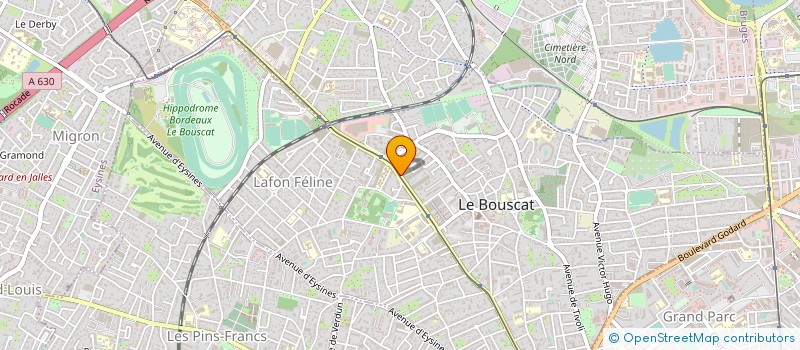 localisation de l'entreprise MADAME CAMILLE GUIDON à LE BOUSCAT