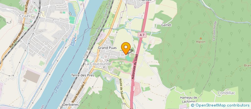 localisation de l'entreprise MADAME CAMILLE GUIGUES  LA COUCOURDE