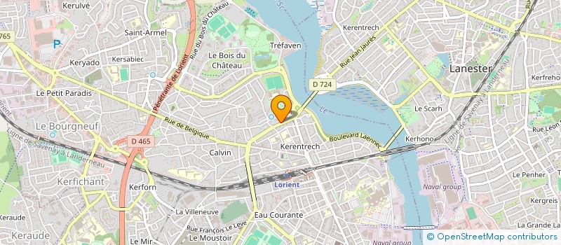 localisation de l'entreprise MADAME CAMILLE GUILCHER  LORIENT