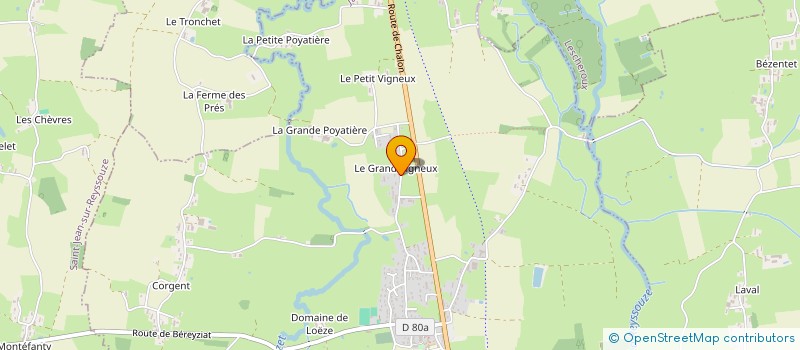 localisation de l'entreprise MADAME CAMILLE GUILLAT  JAYAT