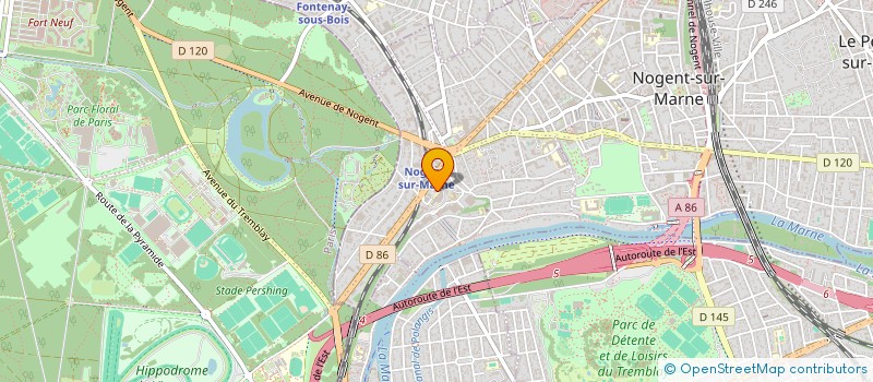 localisation de l'entreprise MADAME CAMILLE GUILLAUME  NOGENT-SUR-MARNE