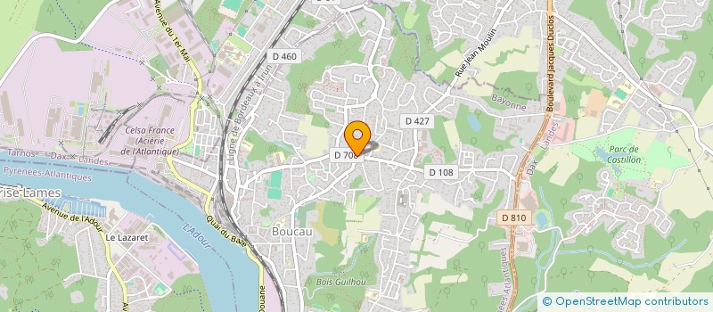 localisation de l'entreprise MADAME CAMILLE GUILLAUME  BOUCAU