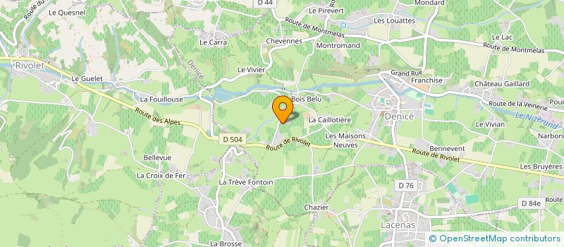 localisation de l'entreprise MADAME CAMILLE GUILLONNEAU  DENICE