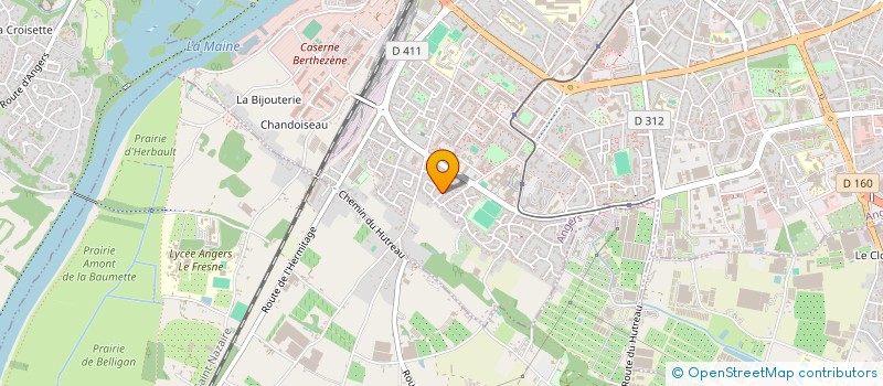 localisation de l'entreprise MADAME CAMILLE GUYON à ANGERS