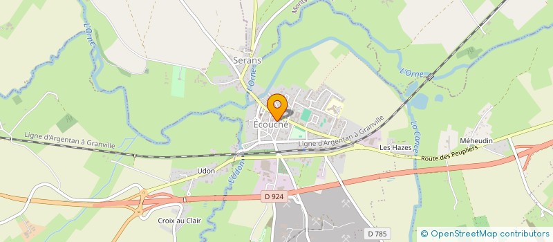 localisation de l'entreprise MADAME CAMILLE HAMEL à ECOUCHE-LES-VALLEES