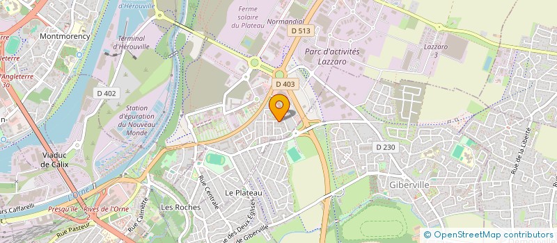 localisation de l'entreprise MADAME CAMILLE HAMELIN  COLOMBELLES