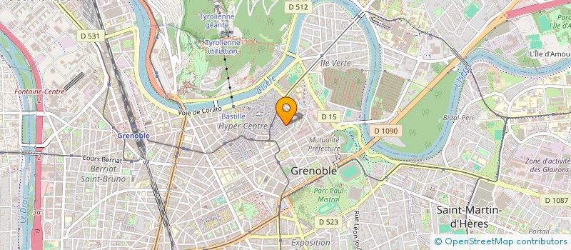 localisation de l'entreprise MADAME CAMILLE HANRIAT  GRENOBLE