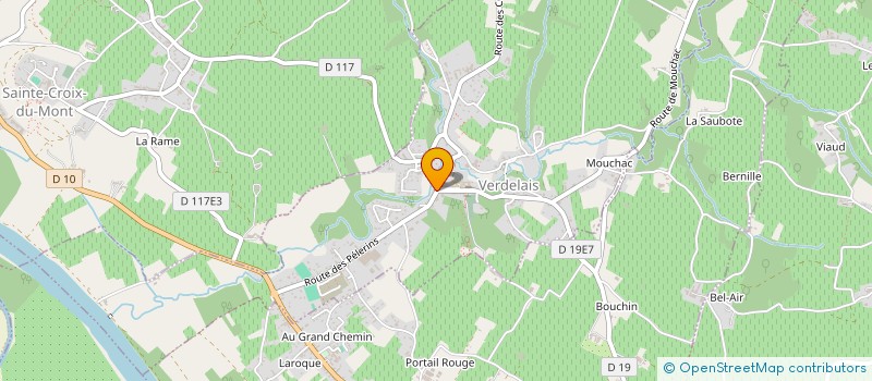 localisation de l'entreprise MADAME CAMILLE HATON  VERDELAIS