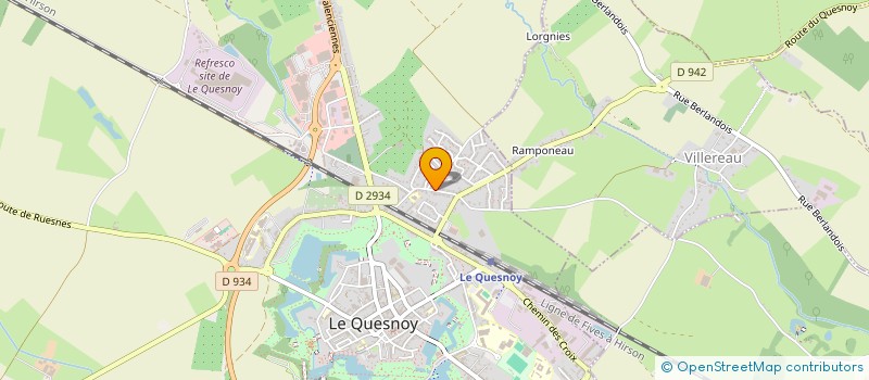 localisation de l'entreprise MADAME CAMILLE HAUQUIER  LE QUESNOY