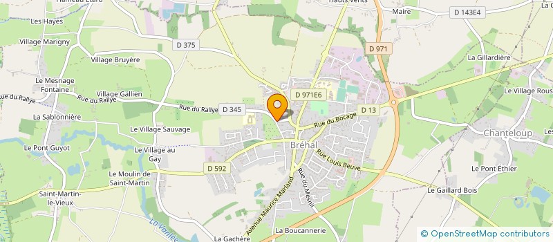 localisation de l'entreprise MADAME CAMILLE HAVARD  BREHAL