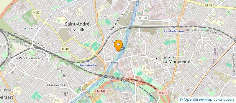 localisation de l'entreprise MADAME CAMILLE HAVARD à SAINT-ANDRE-LEZ-LILLE