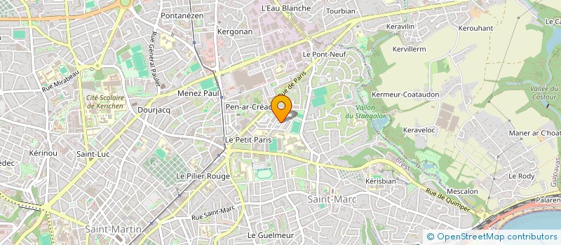 localisation de l'entreprise MADAME CAMILLE HELLEQUIN à BREST