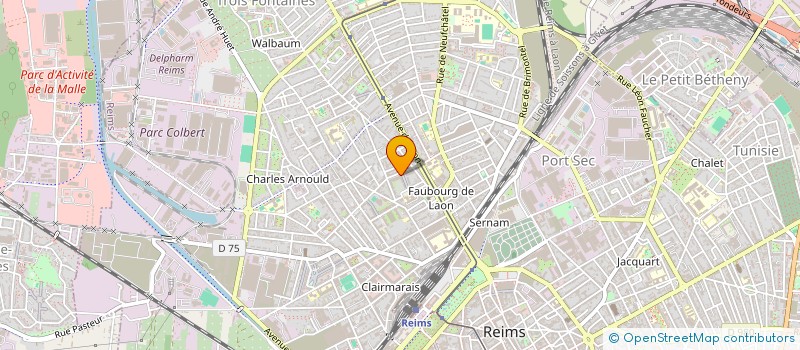 localisation de l'entreprise MADAME CAMILLE HENIN  REIMS