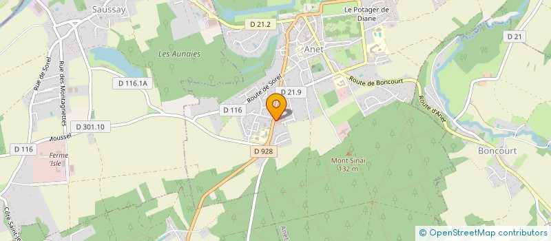 localisation de l'entreprise MADAME CAMILLE HENNEQUIN à ANET