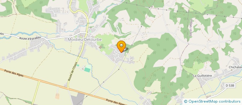 localisation de l'entreprise MADAME CAMILLE HENQUINET  MOIDIEU-DETOURBE