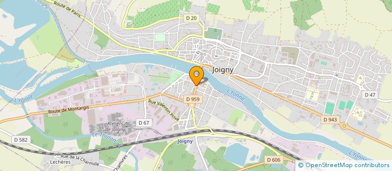 localisation de l'entreprise MADAME CAMILLE HENRY à JOIGNY