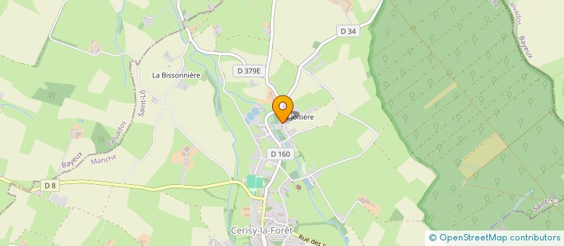 localisation de l'entreprise MADAME CAMILLE HENRY  CERISY-LA-FORET