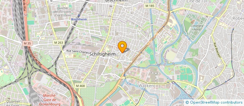 localisation de l'entreprise MADAME CAMILLE HENZELIN  SCHILTIGHEIM