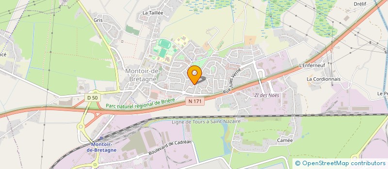 localisation de l'entreprise MADAME CAMILLE HERMENOU  SAINT-NAZAIRE