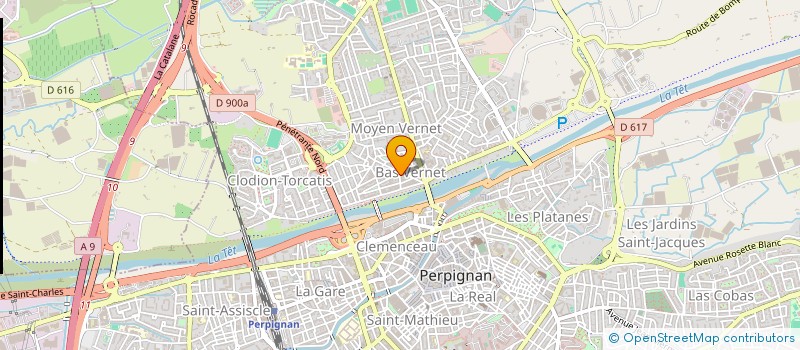 localisation de l'entreprise MADAME CAMILLE HERNANDEZ  PERPIGNAN