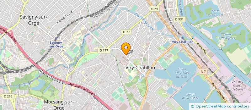 localisation de l'entreprise MADAME CAMILLE HERNANDEZ à VIRY-CHATILLON