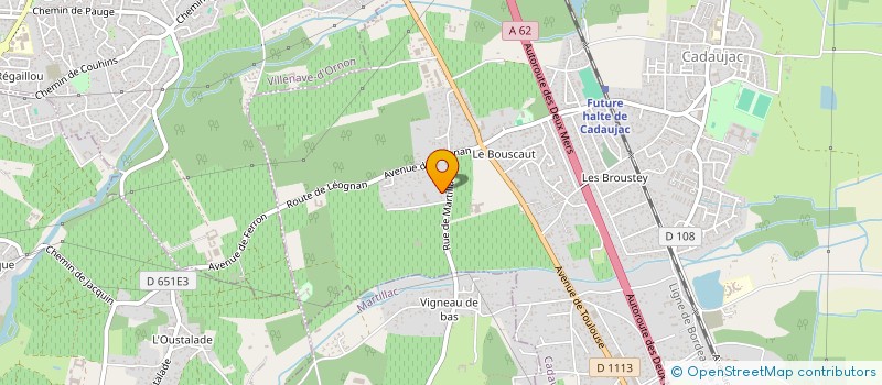 localisation de l'entreprise MADAME CAMILLE HERNANDEZ  CADAUJAC