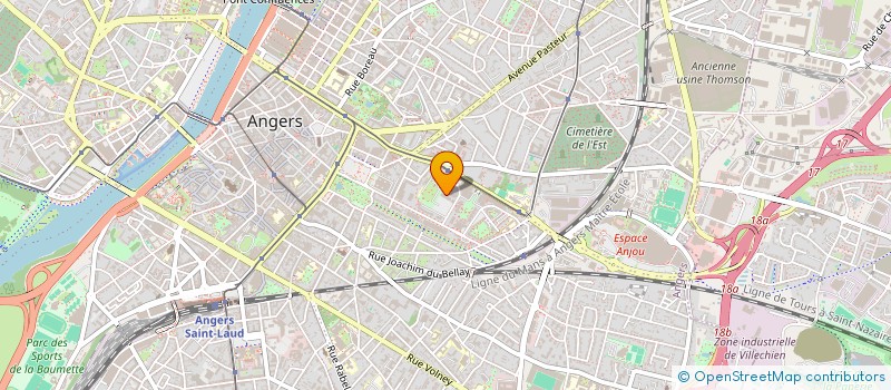 localisation de l'entreprise MADAME CAMILLE HERON  ANGERS