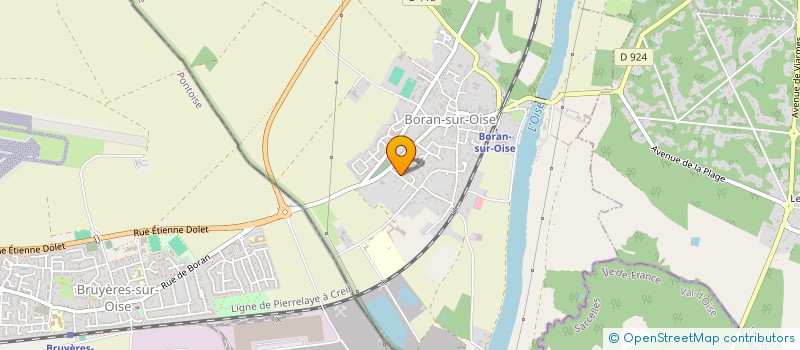 localisation de l'entreprise MADAME CAMILLE HERVIEUX  BORAN-SUR-OISE