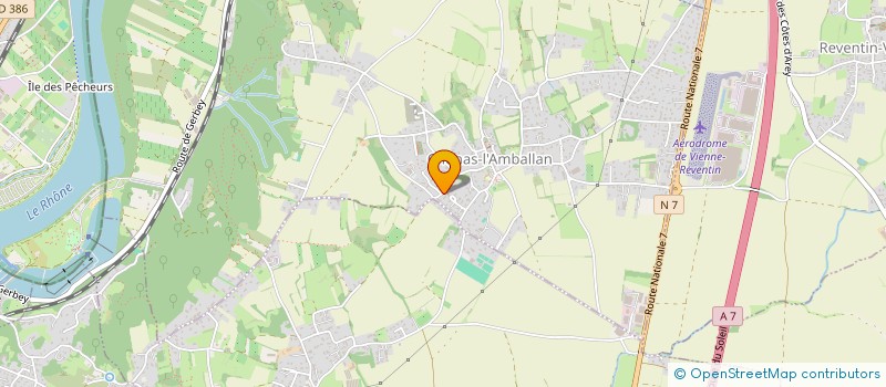 localisation de l'entreprise MADAME CAMILLE HILAIRE  CHONAS-L'AMBALLAN