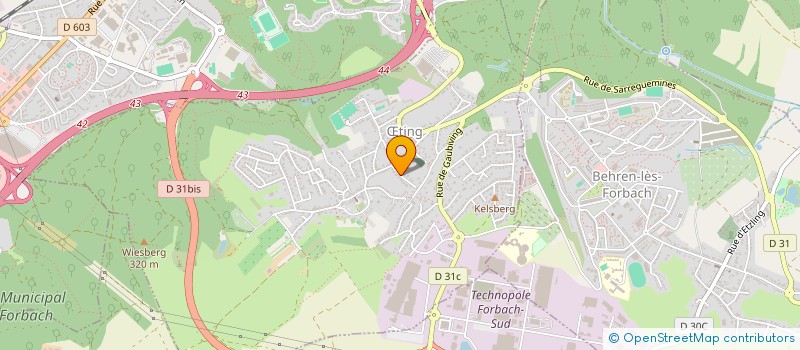 localisation de l'entreprise MADAME CAMILLE HOMBERG  BOUSBACH