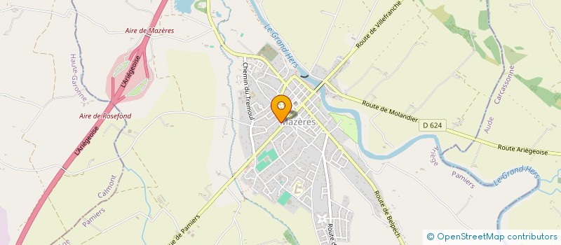 localisation de l'entreprise MADAME CAMILLE HOULBERT à MAZERES